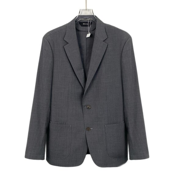 Zegna TM Series Dark Grey Wool Suit Set